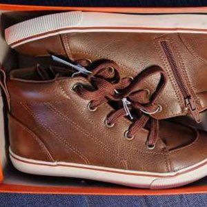 Boy's Cat & Jack Size 2 Brown boot shoes